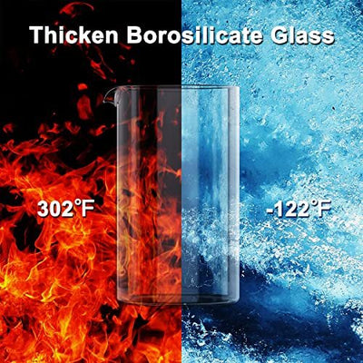 Portable French Press Coffee Maker | BPA-Free, Dishwasher Safe, 12oz & 21oz