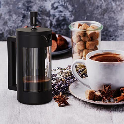 Portable French Press Coffee Maker | BPA-Free, Dishwasher Safe, 12oz & 21oz