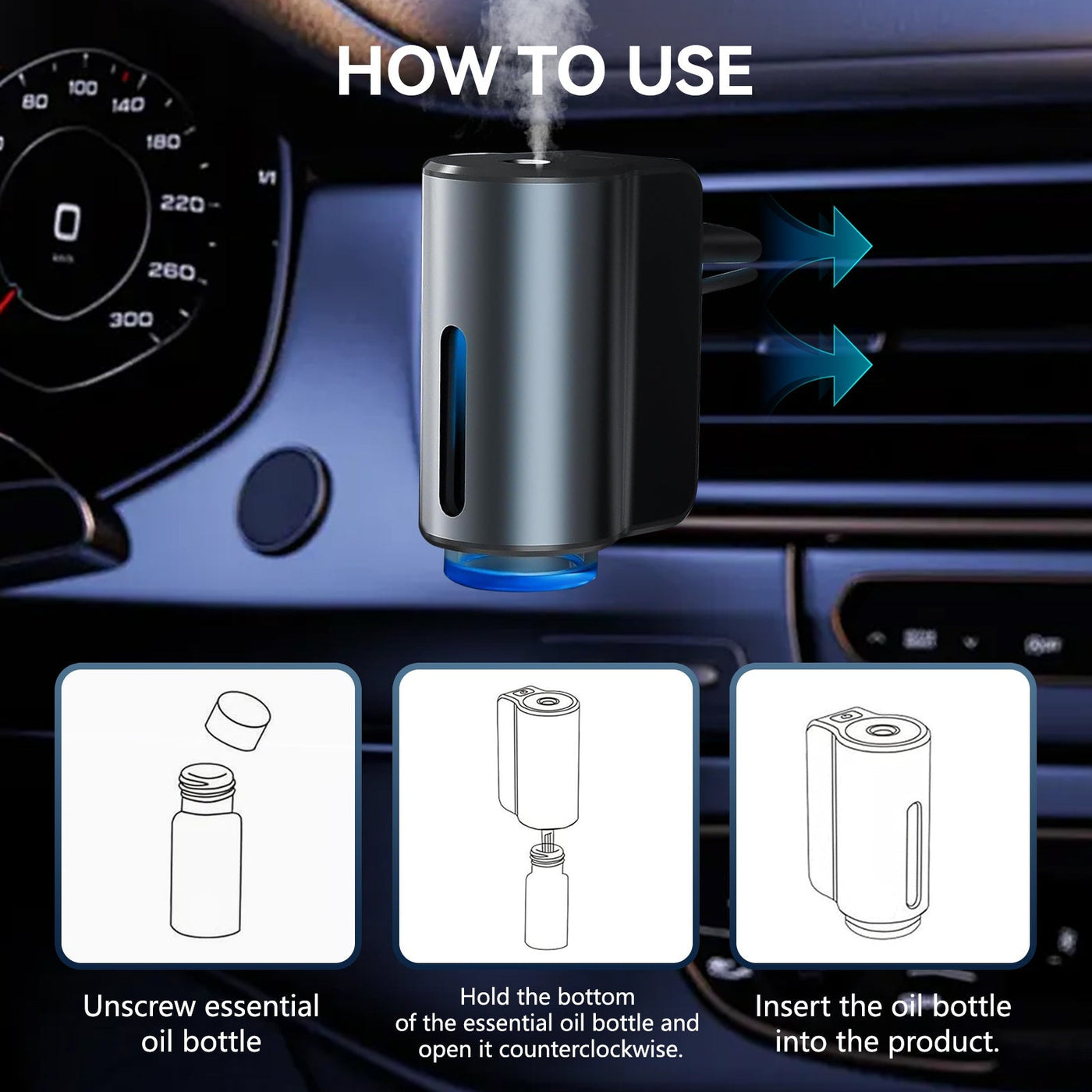 Premium Car Aroma Diffuser