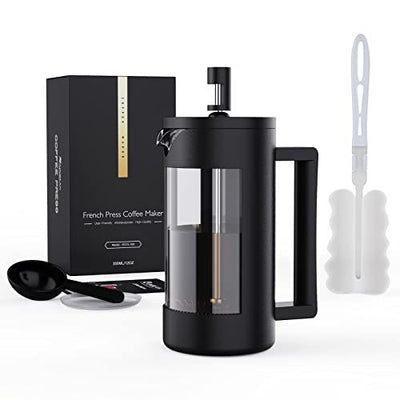 Portable French Press Coffee Maker | BPA-Free, Dishwasher Safe, 12oz & 21oz